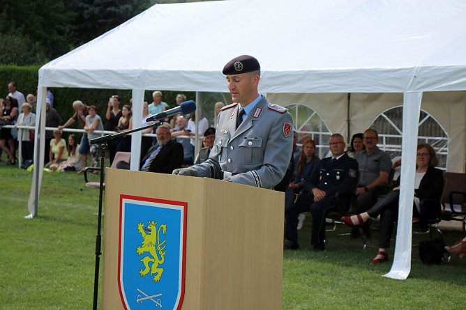 Feierliche Vereidigung in Berka (Foto: Karl-Heinz Herrmann)