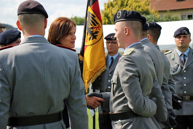 Feierliche Vereidigung in Berka (Foto: Karl-Heinz Herrmann)