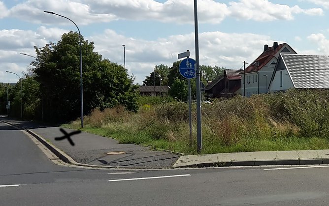 Mit dem E-Roller &uuml;ber den Unstrut-Werra-Radweg (Foto: Karl-Heinz Herrmann)