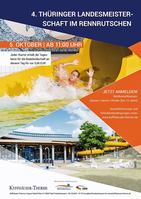 Wer rutscht in Thüringen am Schnellsten? (Foto: Stadtmarketing Bad Frankenhausen) Wer rutscht in Thüringen am Schnellsten? (Foto: Stadtmarketing Bad Frankenhausen)