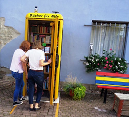 Radlerpause mit Niveau in Etzleben (Foto: Peter Ke&szlig;ler)