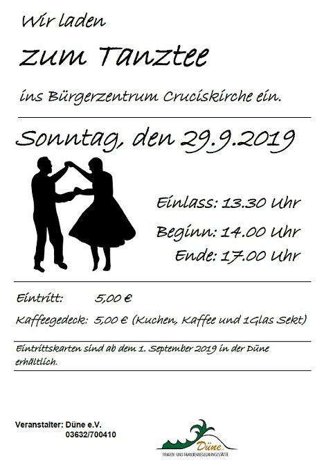 Tanztee im B&uuml;rgerzentrum Cruciskirche (Foto: D&uuml;ne)