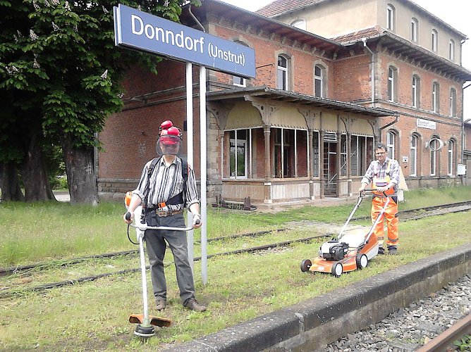 Lottomittelzuwendung f&uuml;r die IG Unstrutbahn e. V. (Foto: IG Unstrutbahn)