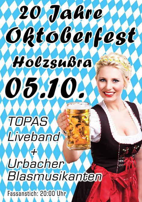 Oktoberfest am Samstag in Holzsußra (Foto: privat) Oktoberfest am Samstag in Holzsußra (Foto: privat)