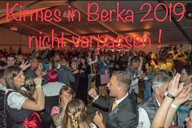Nicht verpassen - Kirmes in Berka (Foto: privat) Nicht verpassen - Kirmes in Berka (Foto: privat)