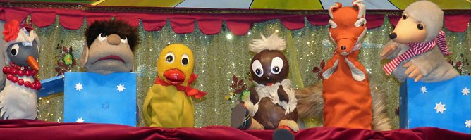 Aufregung herrscht im Märchenwald. (Foto: Show-Express) Aufregung herrscht im Märchenwald. (Foto: Show-Express)