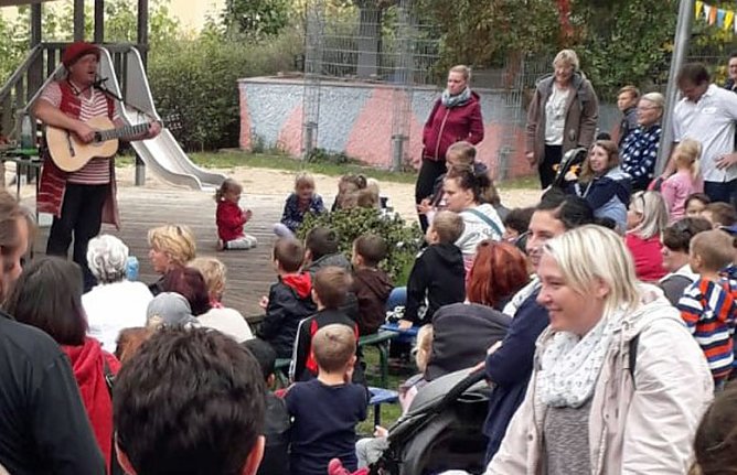 Herbstfest in die Kita Wipperg&auml;rtchen (Foto: Claudia Hoffmann)