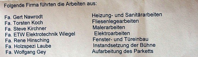 Halle rechtzeitig zur Kirmes eingeweiht (Foto: Karl-Heinz Herrmann) Halle rechtzeitig zur Kirmes eingeweiht (Foto: Karl-Heinz Herrmann)