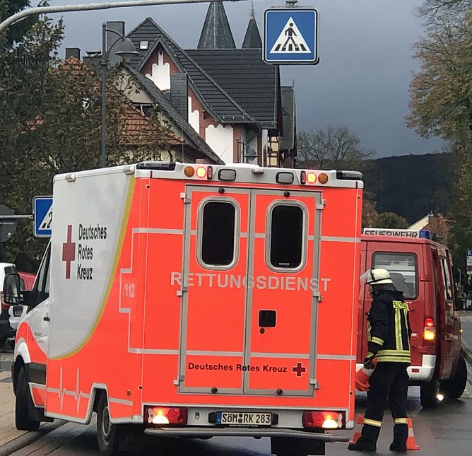 Unfall am Morgen in Sondershausen (Foto: Silvio Dietzel)