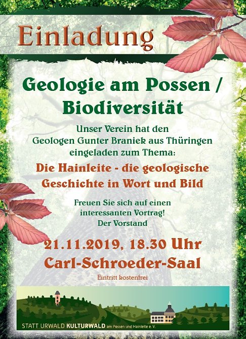 Vortrag &uuml;ber die Hainleite (Foto: Peter Morich)