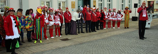 Nach Umzug Rathausschl&uuml;ssel erobert? (Foto: Karl-Heinz Herrmann)