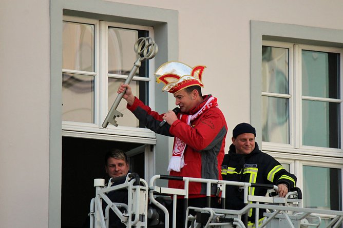 Nach Umzug Rathausschl&uuml;ssel erobert? (Foto: Karl-Heinz Herrmann)