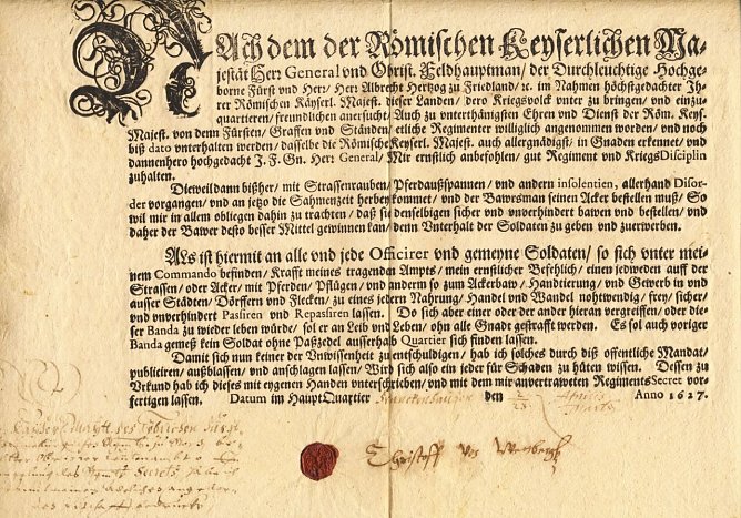 Gott gebe Friede zu unseren Zeiten � (Foto: Regionalmuseum Bad Frankenhausen)