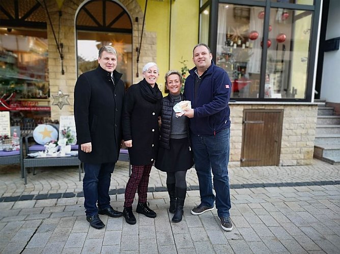 Diese Spende macht Freude! (Foto: Stadtmarketing Bad Frankenhausen)
