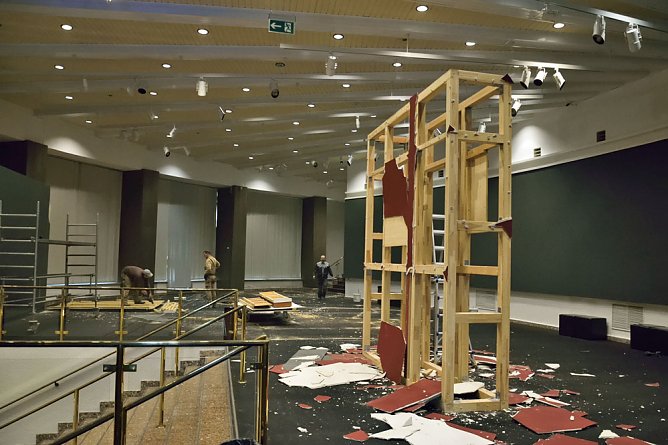 Bauma&szlig;nahmen und Veranstaltungen im Panorama Museum (Foto: Fred B&ouml;hme)