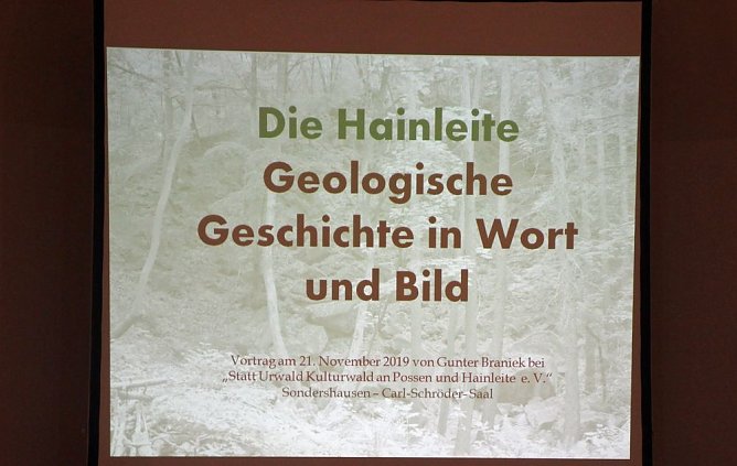 &Uuml;ber die Geologie in der Hainleite (Foto: Karl-Heinz Herrmann)