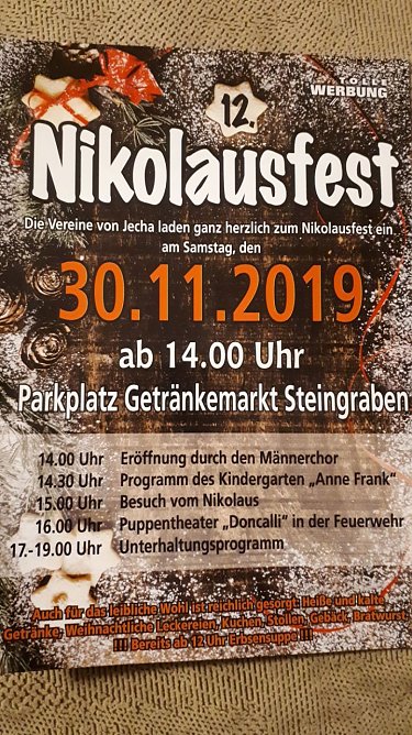 Weihnachtsmarkt Jecha (Foto: privat) Weihnachtsmarkt Jecha (Foto: privat)