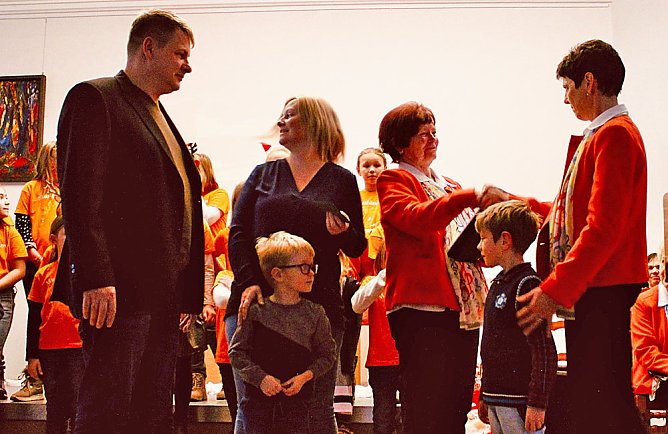 Musikalische Klasse und Weihnachts&uuml;berraschung (Foto: Marion Haas)