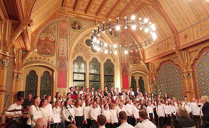 Scholl-Schüler singen für guten Zweck (Foto: privat) Scholl-Schüler singen für guten Zweck (Foto: privat)