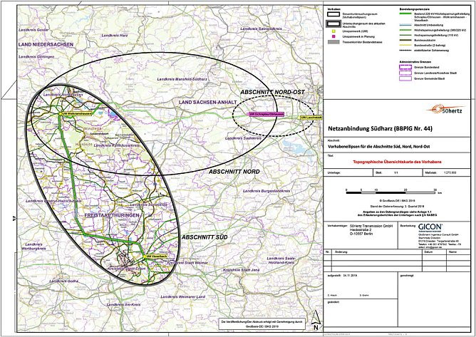 50Hertz erneuert &Uuml;bertragungsnetz zwischen Wolkramshausen und Vieselbach (Foto: Karl-Heinz Herrmann)
