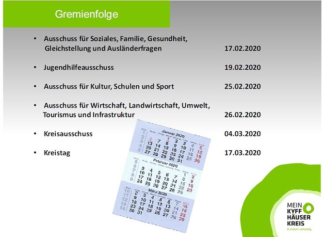 Entwurf Haushalt 2020 vorgestellt (Foto: Landratsamt Kyffh&auml;userkreis)