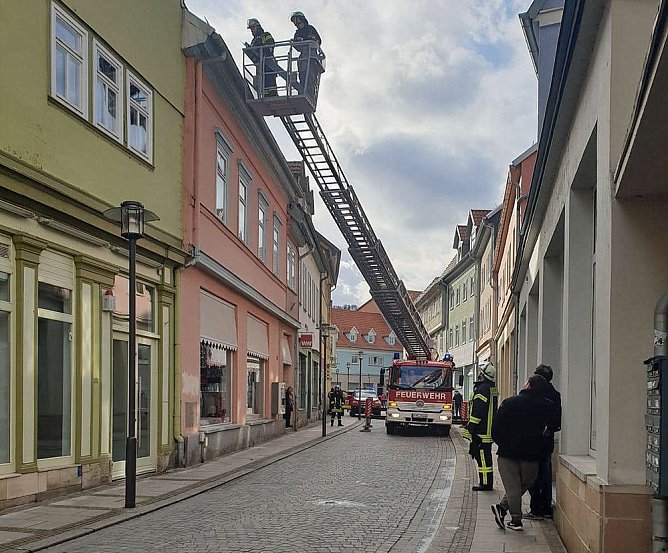 Sturmschaden in Sondershausen (Foto: Silvio Dietzel)