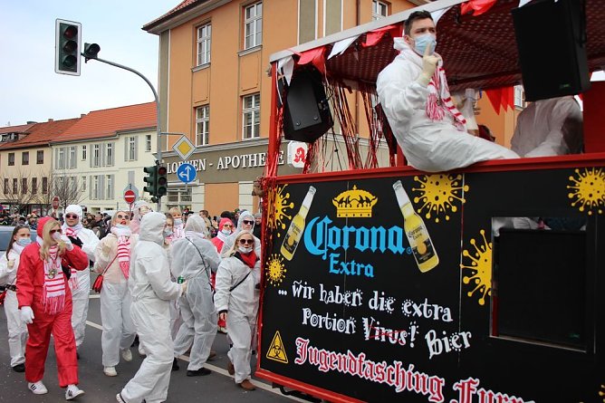 Rosenmontag in Sondershausen (Foto: Karl-Heinz Herrmann)