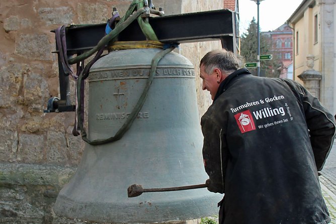 Trinitatis-Glocke erklang zum letzten Mal (Foto: Karl-Heinz Herrmann) Trinitatis-Glocke erklang zum letzten Mal (Foto: Karl-Heinz Herrmann)