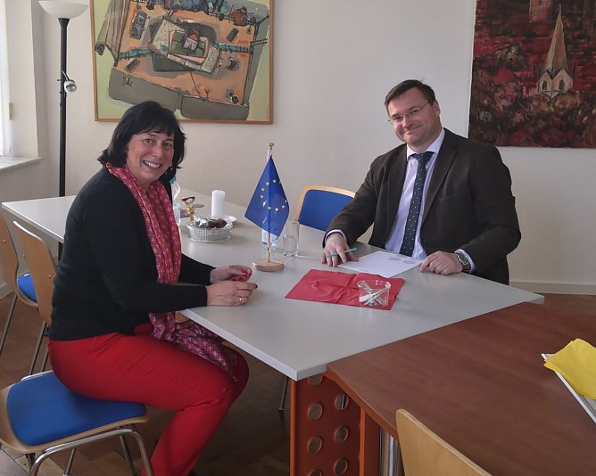 EU-F&ouml;rderung und Sicherheit" (Foto: Stefan Schard)