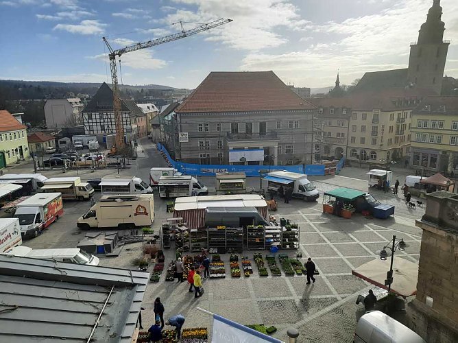 Wochenmarkt schlie&szlig;t vorzeitig und f&uuml;r l&auml;ngere Zeit? (Foto: Karl-Heinz Herrmann)