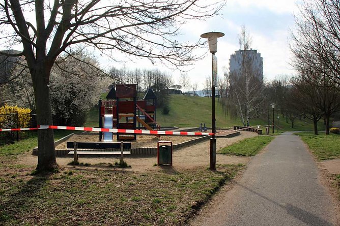 Irritationen zur Nutzung der Spielpl&auml;tze (Foto: Karl-Heinz Herrmann)