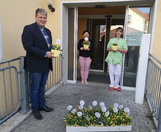 Ein Blumengru&szlig; zu Ostern! (Foto: FFB Bad Frankenhausen)