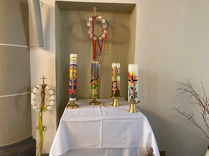 Ostergottesdienst Pfarrer Albrecht (Foto: privat)