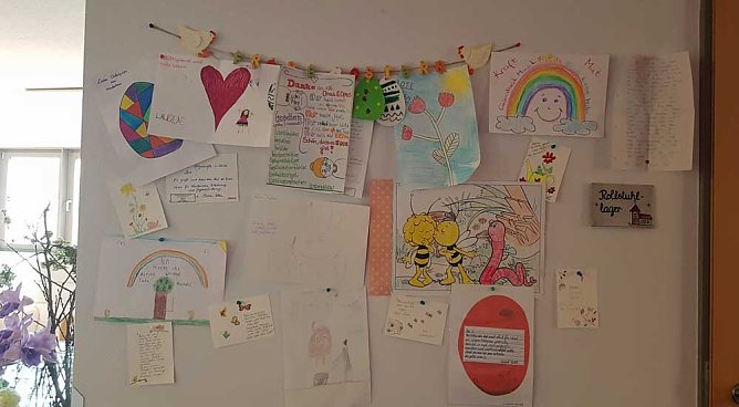 Danke vom Seniorenzentrum "Am Waidhof" (Foto: Novalis Diakoniegesellschaft gGmbH )