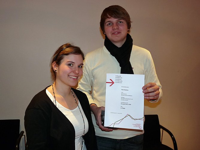 Auszeichnung Planspiel B&ouml;rse (Foto: Karl-Heinz Herrmann)