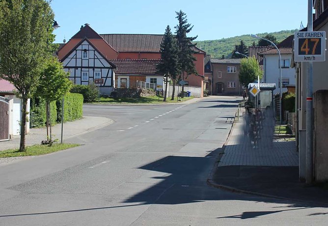 Mobile Geschwindigkeitsanzeige (Foto: Karl-Heinz Herrmann)