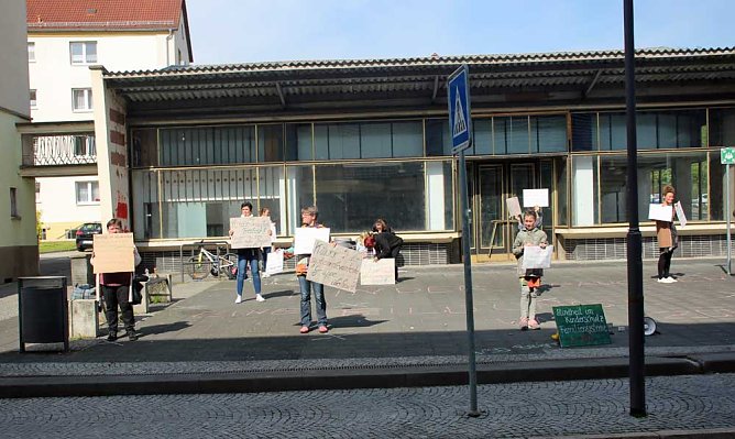 Demo in Sondershausen (Foto: Karl-Heinz Herrmann)