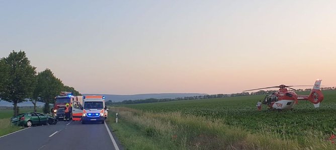 Schwerer Verkehrsunfall (Foto: Silvio Dietzel)