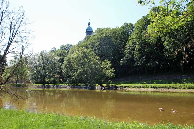 Kleine Sanierung des Parkteichs abgeschlossen (Foto: Karl-Heinz Herrmann)