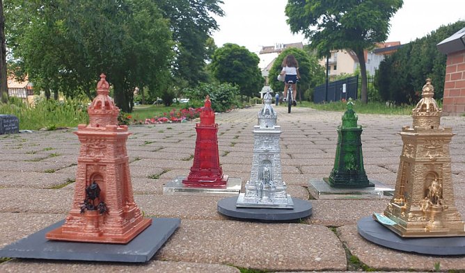 Der "Schiefe" im 3D Druck (Foto: Kur & Tourismus GmbH Bad Frankenhausen)