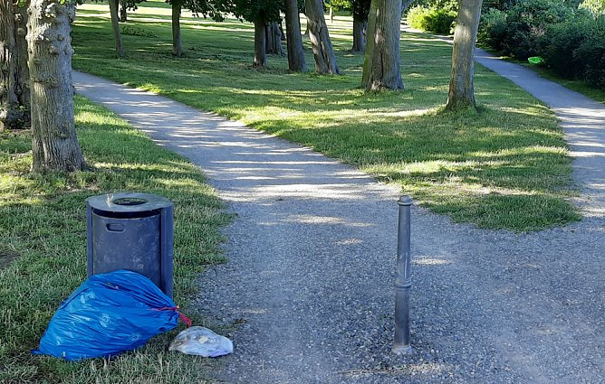 Keine Ruhe im Schlosspark (Foto: Karl-Heinz Herrmann)