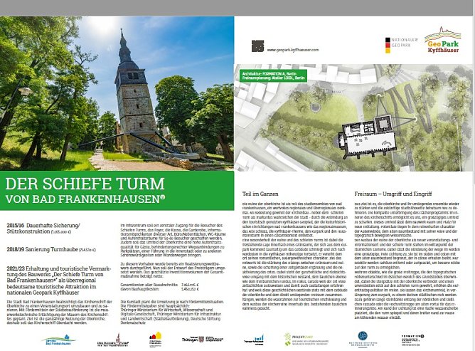 F&ouml;rdermittelantrag f&uuml;r den Schiefen Turm (Foto: Stadt Bad Frankenhausen)