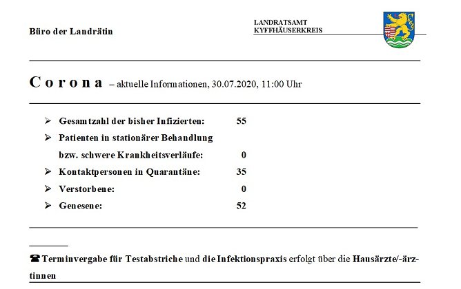 Weiter eine wesentlichen Änderungen (Foto: Landratsamt Kyffhäuserkreis) Weiter eine wesentlichen Änderungen (Foto: Landratsamt Kyffhäuserkreis)