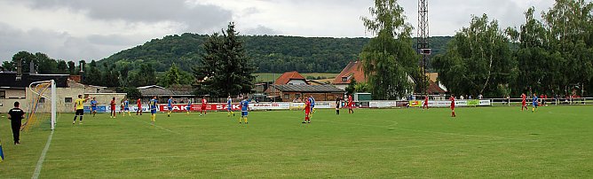 Endlich wieder Fu&szlig;ball vor Publikum (Foto: Karl-Heinz Herrmann)