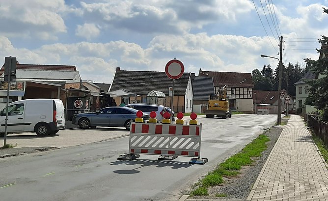 Bauarbeiten in zwei Abschnitten (Foto: Karl-Heinz Herrmann)