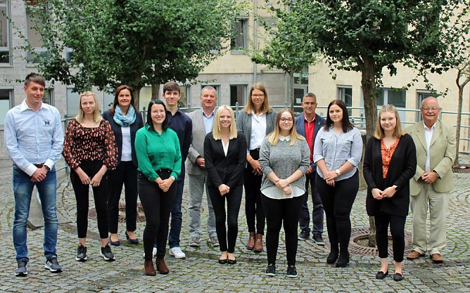 Ausbildungsbeginn im Landratsamt Kyffh&auml;userkreis (Foto: Karl-Heinz Herrmann)