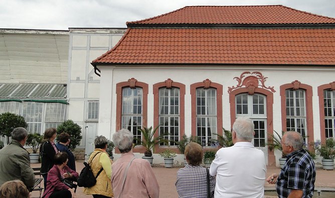 Sehbehinderte besuchten das Barockdorf Bendeleben (Foto: Wolfgang Rasch)