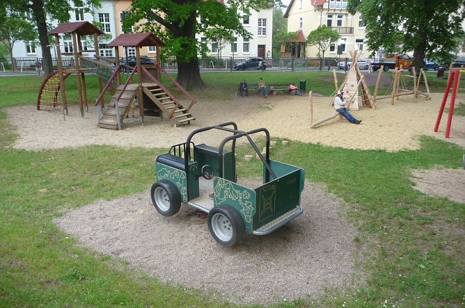 Zur Inklusion auf den Spielpl&auml;tzen Sondershausen (Foto: Stadt Sondershausen)