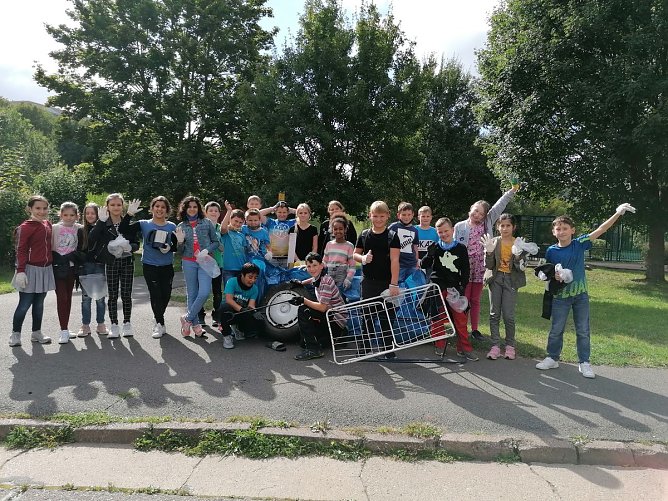 Aktion Saubere Stadt 2020 (Foto: Josephine Matuszewski & Lisa Hense)