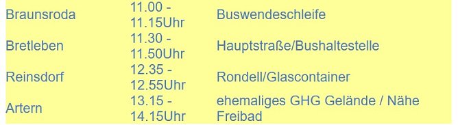 &Auml;nderung Schadstoffkleinmengensammlung im Herbst 2020 (Foto: Landratsamt Kyffh&auml;userkreis)
